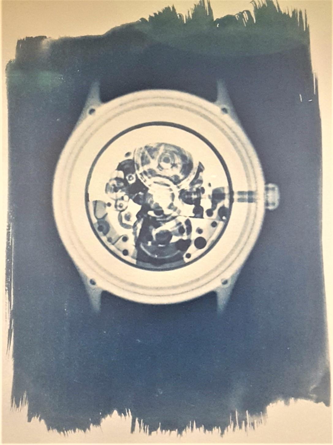 Montre bleue